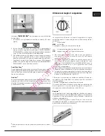 Предварительный просмотр 13 страницы Hotpoint Ariston EBM18210F Operating Instructions Manual