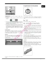 Предварительный просмотр 17 страницы Hotpoint Ariston EBM18210F Operating Instructions Manual