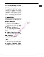 Предварительный просмотр 19 страницы Hotpoint Ariston EBM18210F Operating Instructions Manual