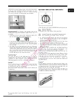 Предварительный просмотр 25 страницы Hotpoint Ariston EBM18210F Operating Instructions Manual