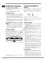 Предварительный просмотр 30 страницы Hotpoint Ariston EBM18210F Operating Instructions Manual