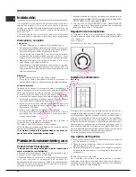 Предварительный просмотр 32 страницы Hotpoint Ariston EBM18210F Operating Instructions Manual