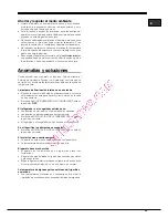 Предварительный просмотр 35 страницы Hotpoint Ariston EBM18210F Operating Instructions Manual