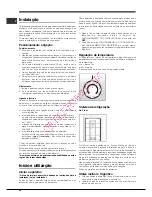 Предварительный просмотр 36 страницы Hotpoint Ariston EBM18210F Operating Instructions Manual