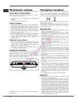 Предварительный просмотр 38 страницы Hotpoint Ariston EBM18210F Operating Instructions Manual