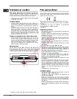 Предварительный просмотр 46 страницы Hotpoint Ariston EBM18210F Operating Instructions Manual