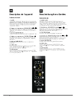 Предварительный просмотр 8 страницы Hotpoint Ariston EBY 18xxx F Operating Instructions Manual