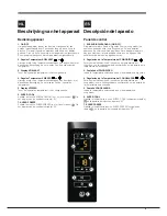 Предварительный просмотр 9 страницы Hotpoint Ariston EBY 18xxx F Operating Instructions Manual