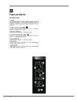 Предварительный просмотр 12 страницы Hotpoint Ariston EBY 18xxx F Operating Instructions Manual