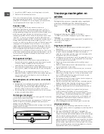 Предварительный просмотр 38 страницы Hotpoint Ariston EBY 18xxx F Operating Instructions Manual