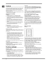 Предварительный просмотр 52 страницы Hotpoint Ariston EBY 18xxx F Operating Instructions Manual