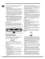 Предварительный просмотр 54 страницы Hotpoint Ariston EBY 18xxx F Operating Instructions Manual