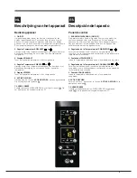 Предварительный просмотр 9 страницы Hotpoint Ariston EBYH 18xxx F Operating Instructions Manual