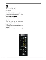 Предварительный просмотр 12 страницы Hotpoint Ariston EBYH 18xxx F Operating Instructions Manual