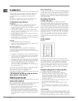 Предварительный просмотр 24 страницы Hotpoint Ariston EBYH 18xxx F Operating Instructions Manual