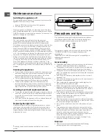 Предварительный просмотр 26 страницы Hotpoint Ariston EBYH 18xxx F Operating Instructions Manual