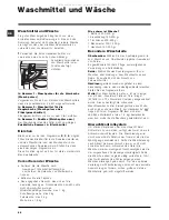 Preview for 68 page of Hotpoint Ariston ECO7F 1292 Instructions For Use Manual