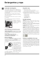 Preview for 34 page of Hotpoint Ariston ECO7L 1051 Instructions For Use Manual