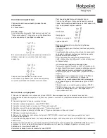 Предварительный просмотр 31 страницы Hotpoint Ariston ECO8L 1252 Instructions For Use Manual