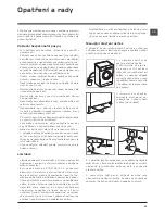 Preview for 45 page of Hotpoint Ariston ECOSD 129 Instructions For Use Manual