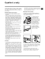 Предварительный просмотр 21 страницы Hotpoint Ariston ECOSF 129 Instructions For Use Manual