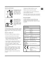 Предварительный просмотр 27 страницы Hotpoint Ariston ECOSF 129 Instructions For Use Manual