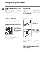 Предварительный просмотр 58 страницы Hotpoint Ariston ECOSF 129 Instructions For Use Manual