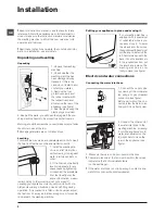 Предварительный просмотр 2 страницы Hotpoint Ariston ECOT6L 1091 Instructions For Use Manual