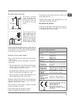 Предварительный просмотр 39 страницы Hotpoint Ariston ECOT6L 1091 Instructions For Use Manual