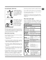 Preview for 3 page of Hotpoint Ariston ECOT7F 1291 Instructions For Use Manual