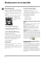 Preview for 22 page of Hotpoint Ariston ECOTF 1051 Instructions For Use Manual