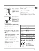 Предварительный просмотр 27 страницы Hotpoint Ariston ECOTF 1051 Instructions For Use Manual