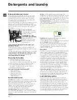 Предварительный просмотр 10 страницы Hotpoint Ariston EFMF 1023 Instructions For Use Manual