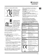 Предварительный просмотр 15 страницы Hotpoint Ariston EFMF 1023 Instructions For Use Manual