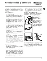 Предварительный просмотр 41 страницы Hotpoint Ariston EFMF 1023 Instructions For Use Manual