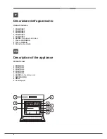 Предварительный просмотр 4 страницы Hotpoint Ariston EH 53 I X/HA Operating Instructions Manual