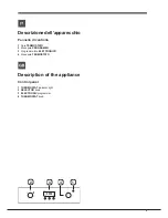 Предварительный просмотр 5 страницы Hotpoint Ariston EH 53 I X/HA Operating Instructions Manual