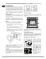 Предварительный просмотр 6 страницы Hotpoint Ariston EH 53 I X/HA Operating Instructions Manual