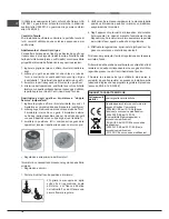 Preview for 16 page of Hotpoint Ariston EHPR 750 T /HA Operating Instructions Manual