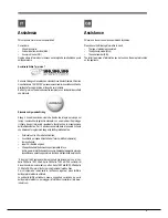 Preview for 3 page of Hotpoint Ariston EHS 51 HA Operating Instructions Manual