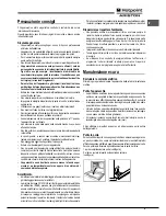 Preview for 9 page of Hotpoint Ariston EHS 51 HA Operating Instructions Manual