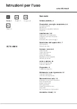 Hotpoint Ariston ELTB 4B019 Operating Instructions Manual preview