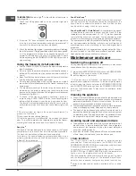 Предварительный просмотр 22 страницы Hotpoint Ariston ENBLH 19xxx F Operating Instructions Manual