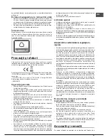 Предварительный просмотр 51 страницы Hotpoint Ariston ENBLH 19xxx F Operating Instructions Manual