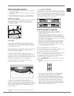 Предварительный просмотр 17 страницы Hotpoint Ariston ENTM 18xxx VW Operating Instructions Manual