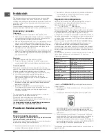 Предварительный просмотр 28 страницы Hotpoint Ariston ENTM 18xxx VW Operating Instructions Manual