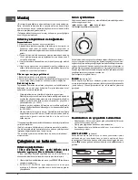 Предварительный просмотр 8 страницы Hotpoint Ariston ENTM xxxxx F Operating Instructions Manual