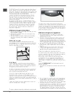 Предварительный просмотр 16 страницы Hotpoint Ariston ETM 17xxx V O3 Operating Instructions Manual