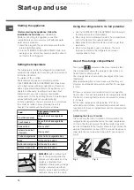 Preview for 12 page of Hotpoint Ariston ETM 460 (TK)/HA Operating Instructions Manual