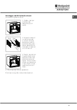 Предварительный просмотр 13 страницы Hotpoint Ariston F 1012.1 IX/HA Operating Instructions Manual